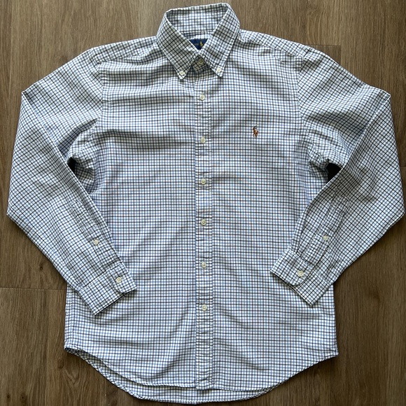 Ralph Lauren Other - Ralph Lauren White/Blue Striped Oxford Shirt